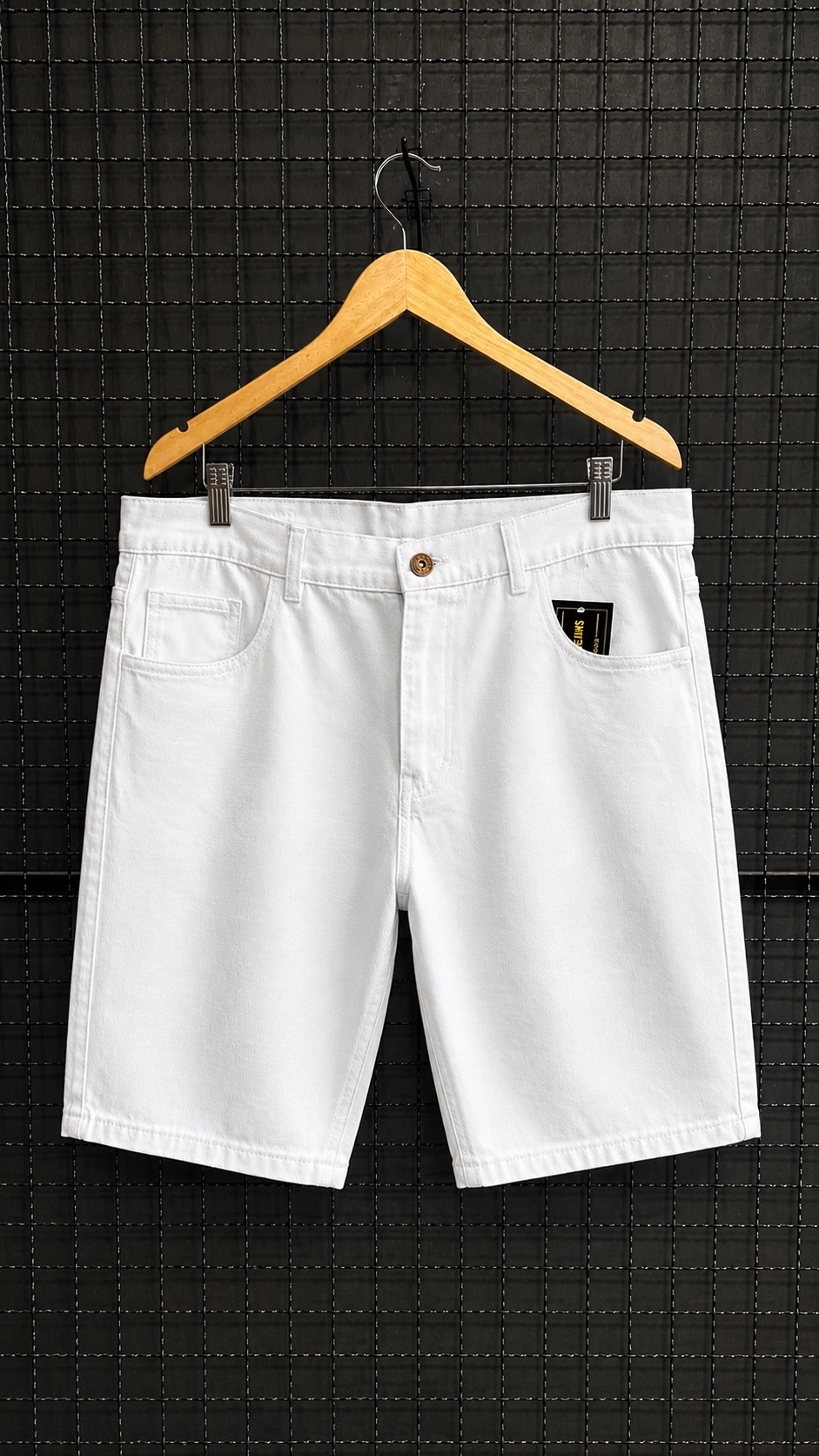 BERMUDA JEANS BRANCO